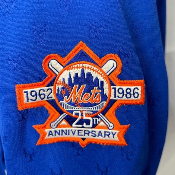 MLB Vintage NY Mets 25th Anniversary Jacket — 1986 - Picture 4 of 10
